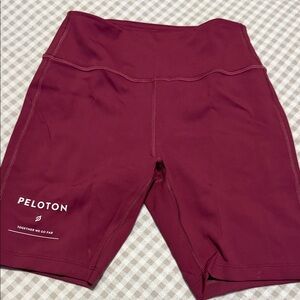 Peloton Women's Deep Red Bike Shorts